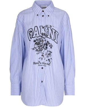 Ganni Shirt - Blue