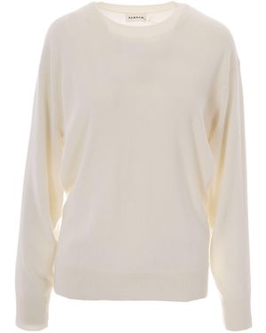 P.A.R.O.S.H. Girocollo Frange Panna - White