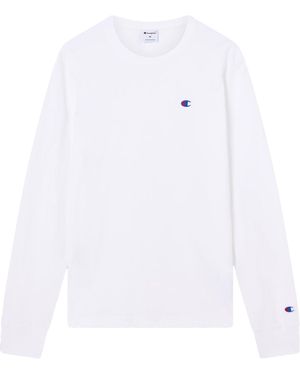 Champion T-Shirt Manica Lunga Wht - White