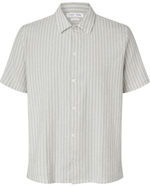Samsøe & Samsøe Short-Sleeve Shirt Avan Jx - White