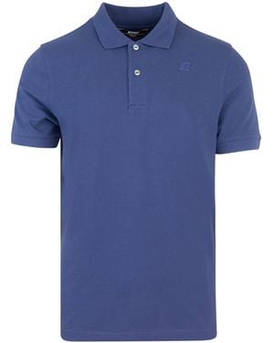 K-Way Polo Amedee Piquet - Blu