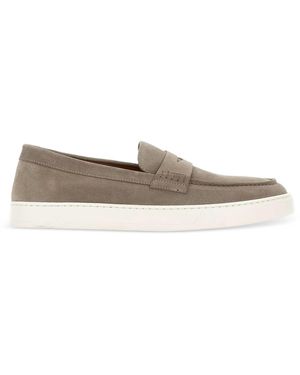 Doucal's Trainers Penny Visone Sabbia - White