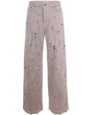 Haikure Jeans Bethany Bull Destroy - Grey
