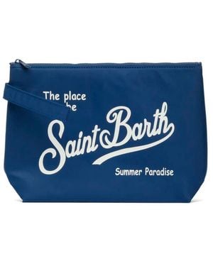 MC2 Saint Barth Pochette Aline Nylon L - Blue
