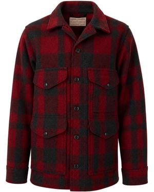 Filson Overshirt Flannel Plaid - Red