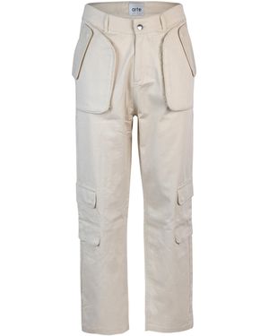 Arte' Pantalone Safari Crema - Grey