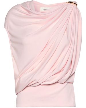 Sportmax Viscose-Blend Drape Top - Pink