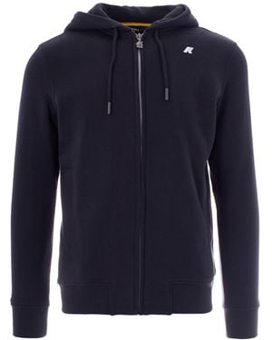 K-Way Felpa Antony French Terry - Blue