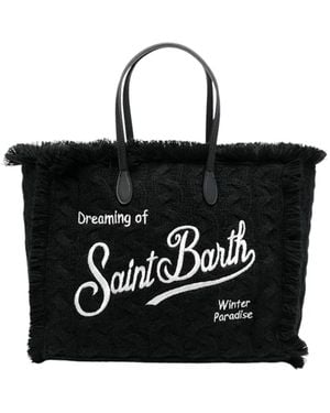 Mc2 Saint Barth Borsa Vanity Tricot Nero - Black