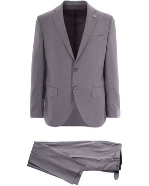 L.B.M. 1911 Completo Monopetto Grigio Perla - Grey