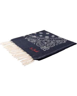 MC2 Saint Barth Telo Mare Foutas Bandana Blu - Blue