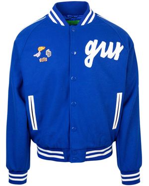 GARMENT WORKSHOP Giubbino Varsity Logo Blu - Blue