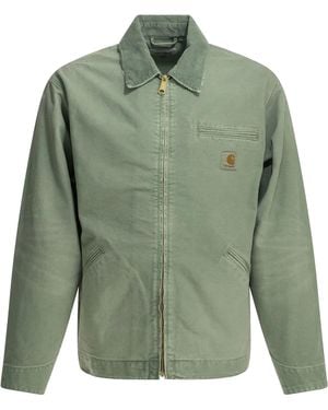 Carhartt Giubbino Og Detroit Shady Destroy - Green