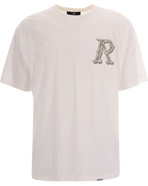 Represent T-Shirt Western Initial Flat - White
