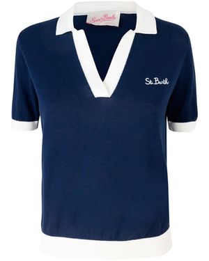 Mc2 Saint Barth Polo Evonne Blu - Blue