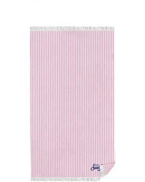 MC2 Saint Barth Telo Mare Foutas Micro Stripes - Pink