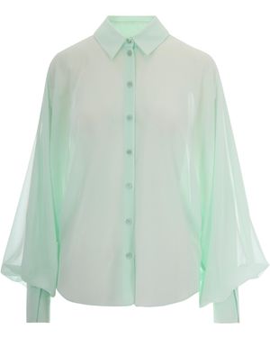 Patrizia Pepe Shirt Fluid - Green