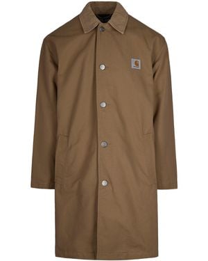 Carhartt Cappotto Webster Leather/Leather - Brown