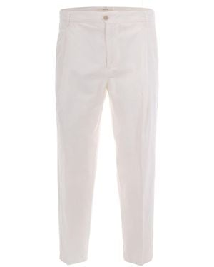 BRIGLIA Pantalone Manhattan Latte - White