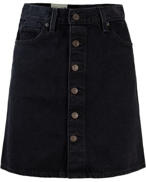 Levi's Gonna Rétro Nera Con Bottoni - Black