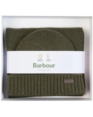 Barbour Gift Set Carlton Fleck - Green