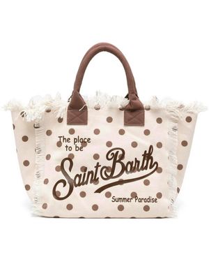 MC2 Saint Barth Borsa Vanity Regular Pois - Natural