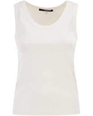 Weekend by Maxmara Top Stretch - White