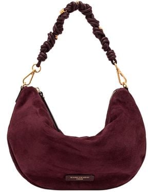 Gianni Chiarini Borsa Cleo Suede Amarone - Purple