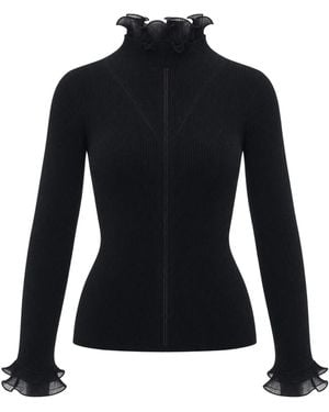 Liu Jo Lupetto Rouches Nero - Blue
