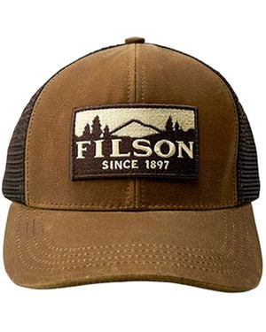 Filson Cappellino Waxed Logger Dark Tan - Multicolour