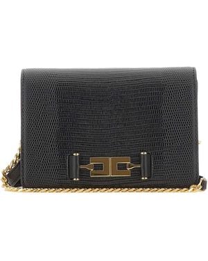 Elisabetta Franchi Borsa Snake Nera - Nero