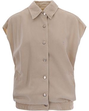 ICON DENIM Gilet Ines Desert - Grey