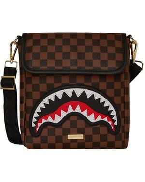 Sprayground Borsa A Tracolla Sawtooth Sharks - White