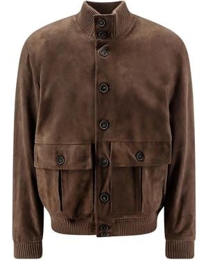 DFOUR® Bomber Camoscio - Brown