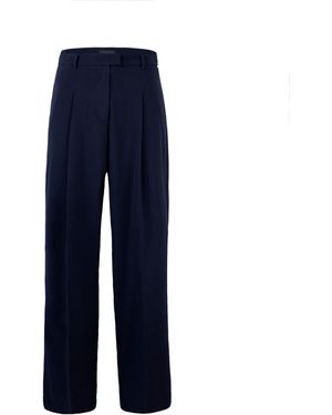 Liu Jo Wide-Leg Trousers in Blue | Lyst