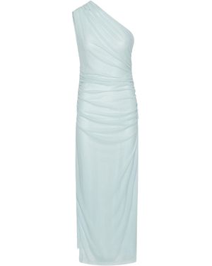 ROTATE BIRGER CHRISTENSEN Plein Air One-Shoulder Dress - Blue