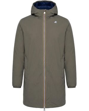 K-Way Giubbino Jacob St Warm Double Army Depth - Grey