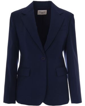 Weekend by Maxmara Blazer Lamine Blu - Blue