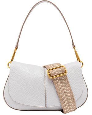 Gianni Chiarini Borsa A Tracolla Helena Round Sabbia - Bianco