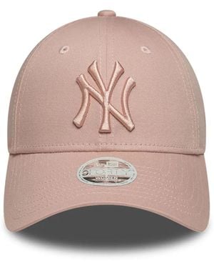KTZ Cappellino 9Forty New York Yankees Mlb League Essential Rosa Pastello Donna - Pink
