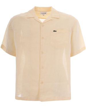 Lacoste Shirt Bowling Linen - White