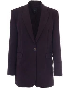 Pinko Giacca Kamut Bordeaux Scuro - Blue