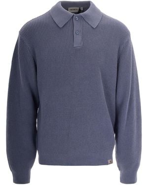 Carhartt Shirt Collar Polos - Blue