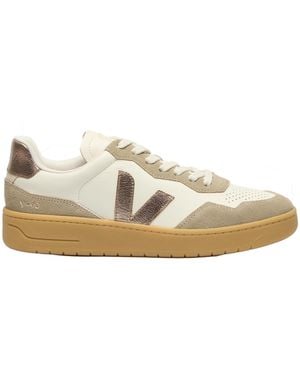 Veja Colour Block Trainers - Natural