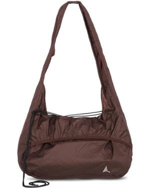 ROA Borsa Laki Packable Knot Bitter Chocolate - Bianco