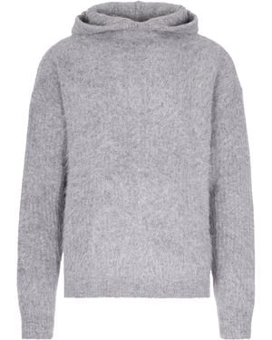 CYCLE Felpa Con Cappuccio Grigia - Grigio