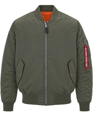 Alpha Industries Bomber Imbottito Sage - Green