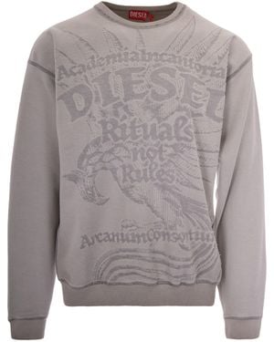DIESEL Felpa Aron Medium - Grey