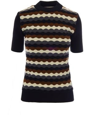 Marni Maglia Ondulata 3D - Black
