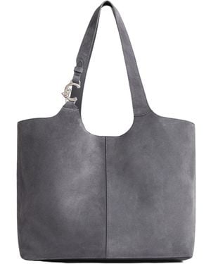 Coccinelle Borsa C-Easy Large Suede Stove - Grey